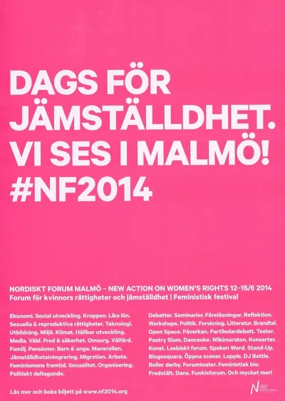 Dags For Jamstalldhet Vi Ses I Malmo Nf2014