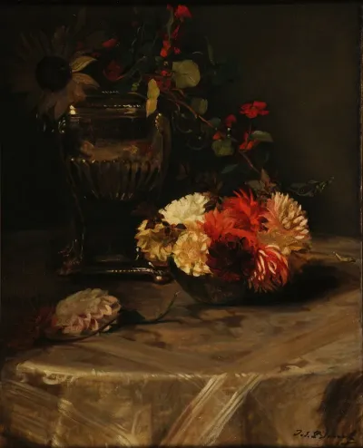 Dahlias Et Capucines A Lurne Dargent 2