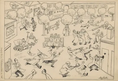 Daily Life At The Peoples Health Resort In Hald