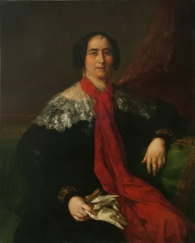 Dama Espanola Retrato De Una Dama Desconocida