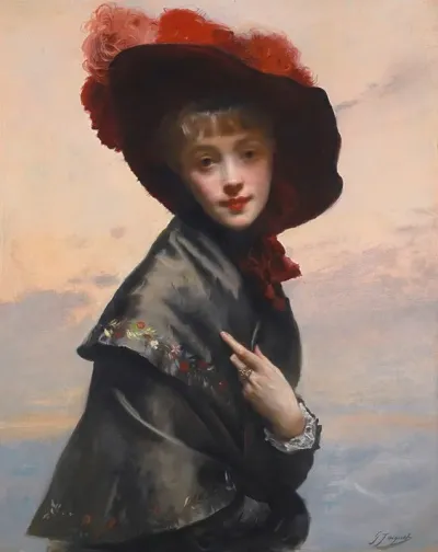Dame Au Chapeau