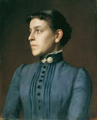 Dame Im Blauen Kleid Datierung
