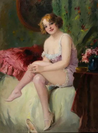 Dame Im Boudoir 2