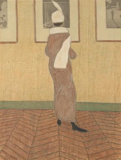 Dame In Expositie