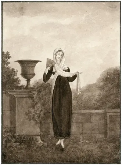 Dame In Spaanse Klederdracht