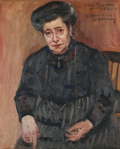 Damenportrat Portrait Of The Artists Mother In Law