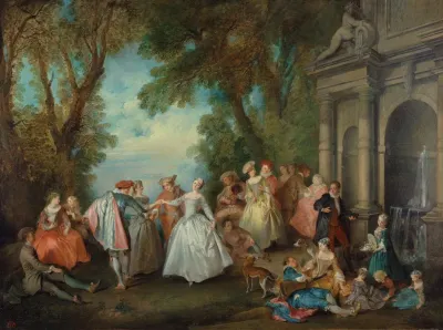 Dance Before A Fountain