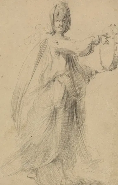 Dancer With A Tambourine