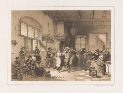Dancing Company In An Inn