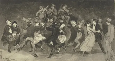 Dancing Couples In An Inn