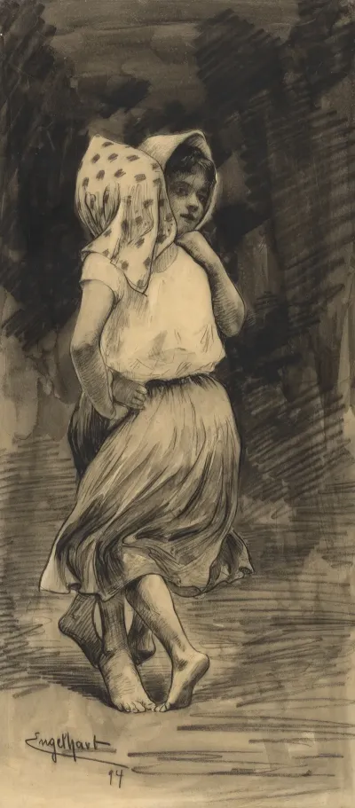 Dancing Laundry Girls