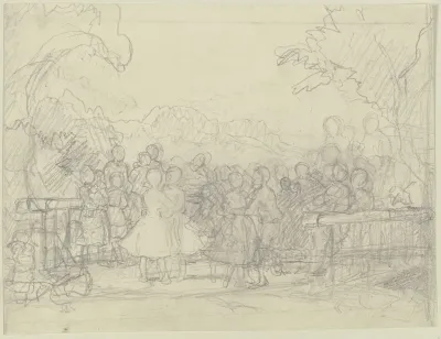 Dancing Peasants In The Open