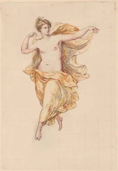 Dancing Woman Or Nymph