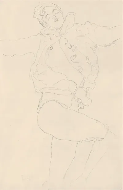 Dancing Woman With Cape