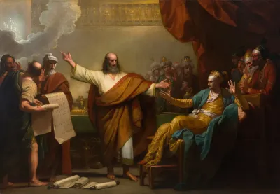 Daniel Interpreting To Belshazzar The Writing On The Wall