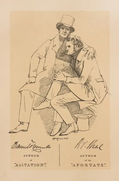 Daniel Oconnell Author Of Agitation R L Shiel Author Of The Apostate