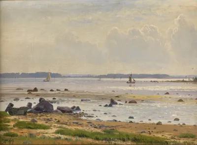 Danische Ostseekuste Am Roskildefjord Seeland