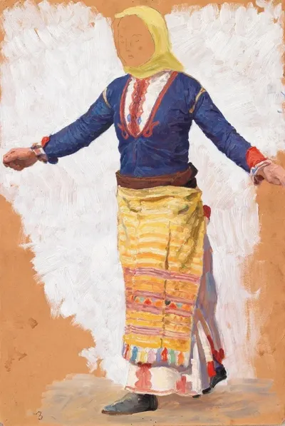 Dansende Kvinde Megara