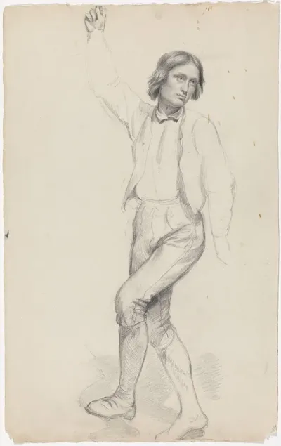Dansende Ung Mann