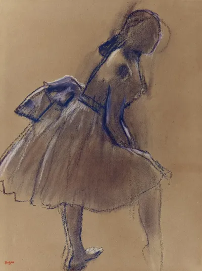 Danseuse Debout De Profil