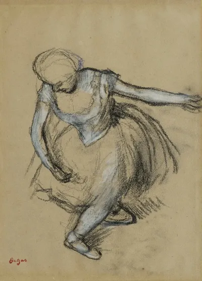 Danseuse Saluant