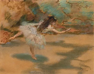 Danseuse Sur Une Pointe