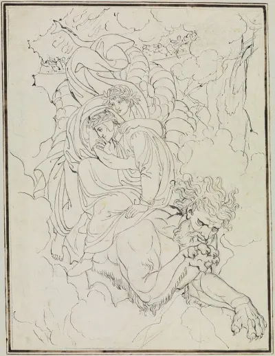 Dante Und Virgil Auf Dem Rucken Geryons Dante Inferno Canto 17 V 94
