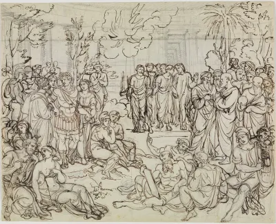 Dante Und Virgil Bei Den Heiden Im Limbus Dante Inferno Canto 4 V 52