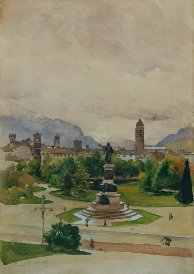 Danteplatz In Trient