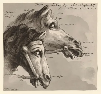 Dapres Lantique Pegase De Persee Et Pegase De Neptune Ou Bien Lampus Et Phaeton Chevaux De Laurore