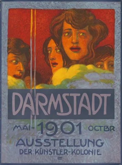 Darmstadt 1901 Mai Oktober Ausstellung Der Kunstlerkolonie