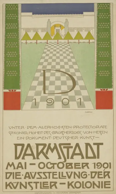 Darmstadt Die Ausstellung Der Kunstler Kolonie