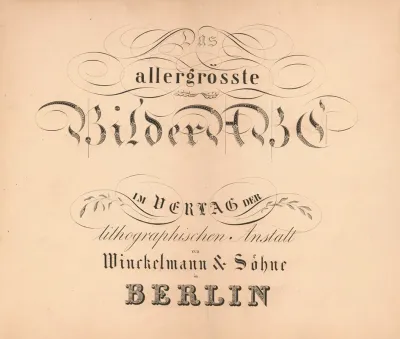 Das Allegrosste Bilder Abc Title Page
