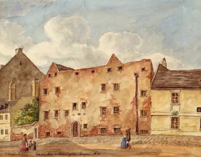 Das Alte Haus In Der Grunen Thorgasse Nr 80 In Wien Rossau