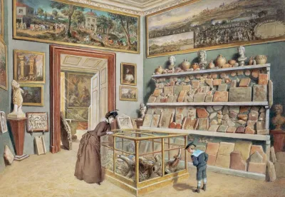 Das Apsiszimmer Mit Den Romischen Ziegeln