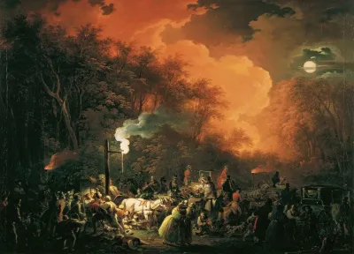 Das Ende Des Stuwerschen Feuerwerkes Am 7 Mai 1833