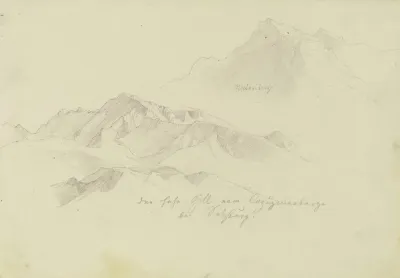 Das Gollmassiv Mit Dem Untersberg