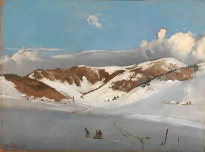 Das Herzogenhorn Im Neuschnee