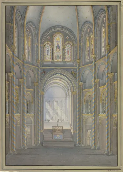 Das Innere Von St Gereon In Koln