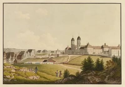 Das Kloster Einsiedeln Im Canton Schwyz