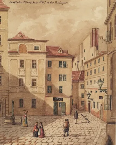 Das Knaffelsche Stiftungshaus In Der Jacobergasse Nr 807 In Wien