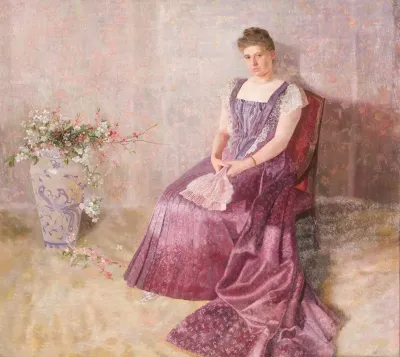 Das Lila Staatskleid Frau Von Birkenreuth