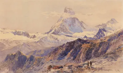Das Matterhorn Von Der Triftkumme