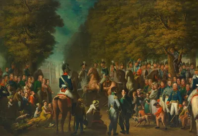 Das Militarfest Im Prater Am 18 Oktober 1814