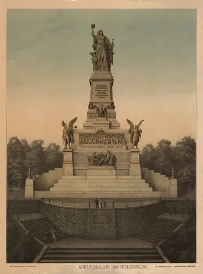 Das Nationaldenkmal Auf Dem Niederwalde