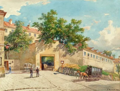 Das Polizei Gefangenenhaus In Der Theobaldgasse In Wien