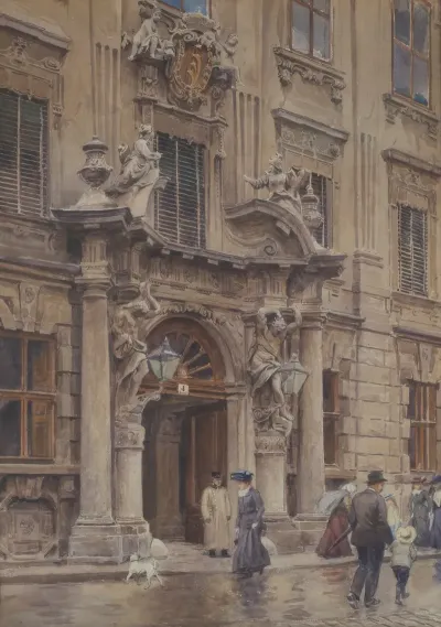 Das Portal Des Palais Kinsky