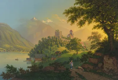 Das Schloss Rinkenberg Am Brienzersee