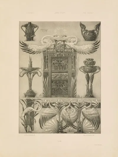 Das Thier In Der Decorativen Kunst Pl 24