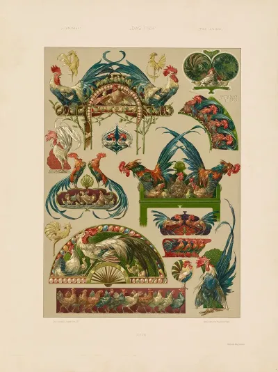 Das Thier In Der Decorativen Kunst Pl 29